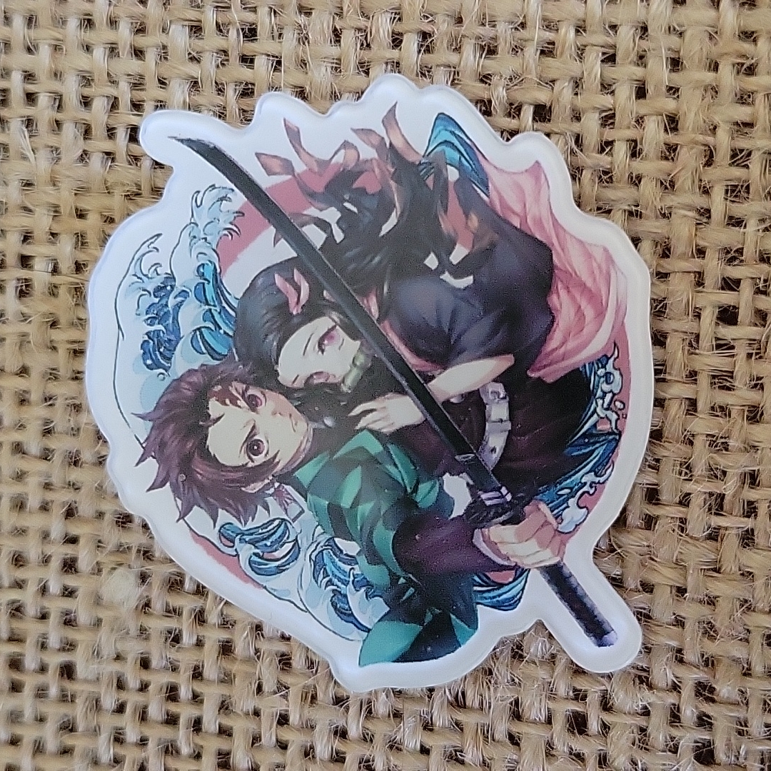 Nwt Demon Slayer Tanjiro & Nezuko Pin